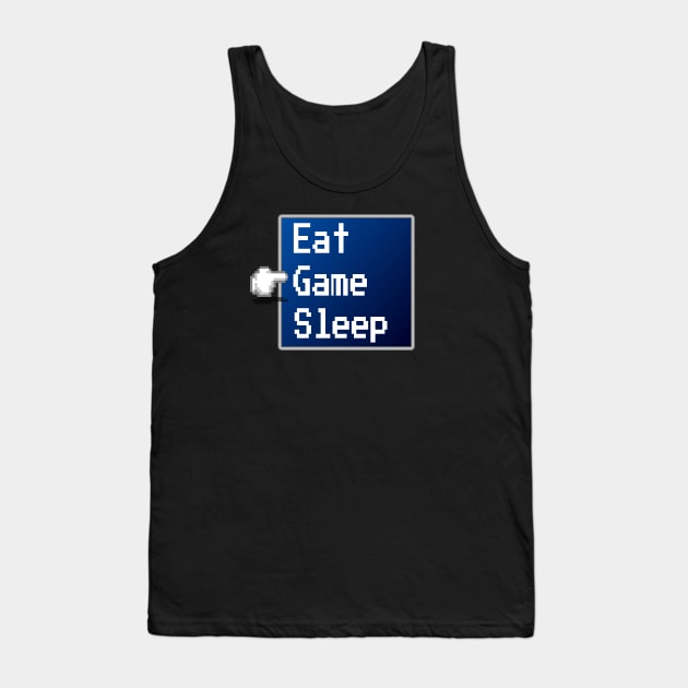 Eat Game Sleep Selection Tank Top by Bruce Brotherton